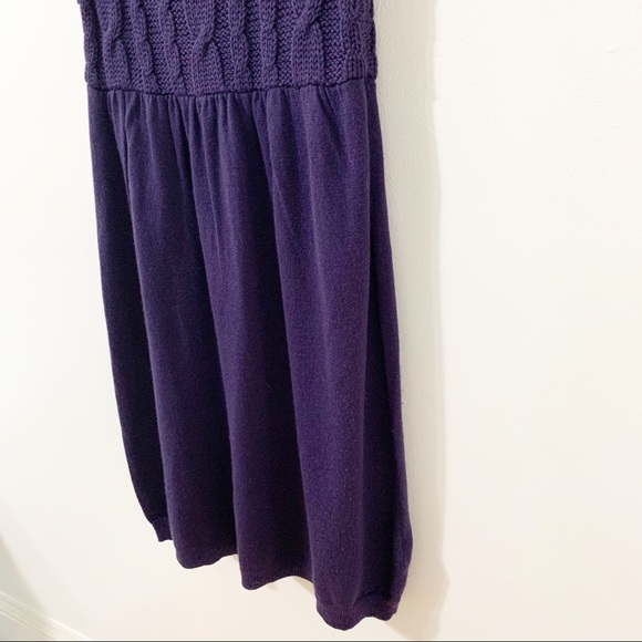 DIVIDED by H&M Sleeveless Knit Dress with Cable Knit Bodice Scoop Neck and Back - Picture 6 of 11